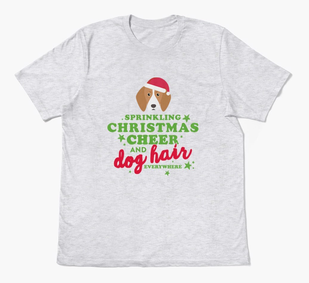 'Christmas Cheer' - Personalized {breedFullName} Adult T-Shirt