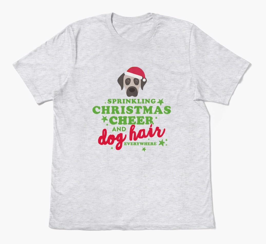 'Christmas Cheer' - Personalized {breedFullName} Adult T-Shirt