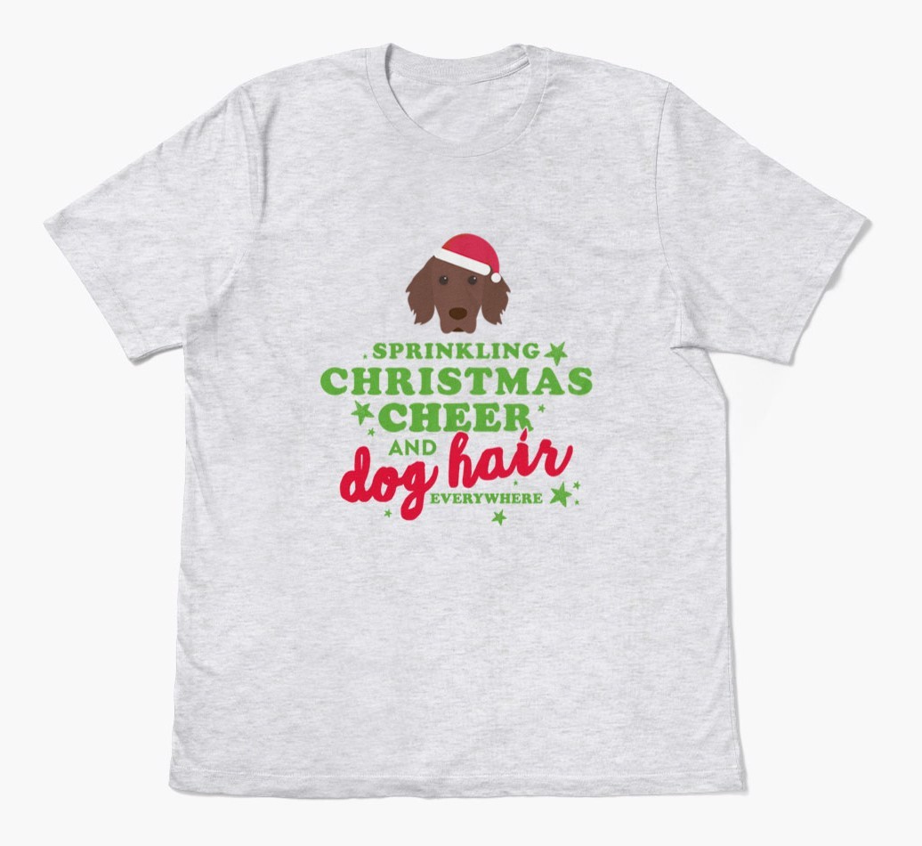 'Christmas Cheer' - Personalized {breedFullName} Adult T-Shirt