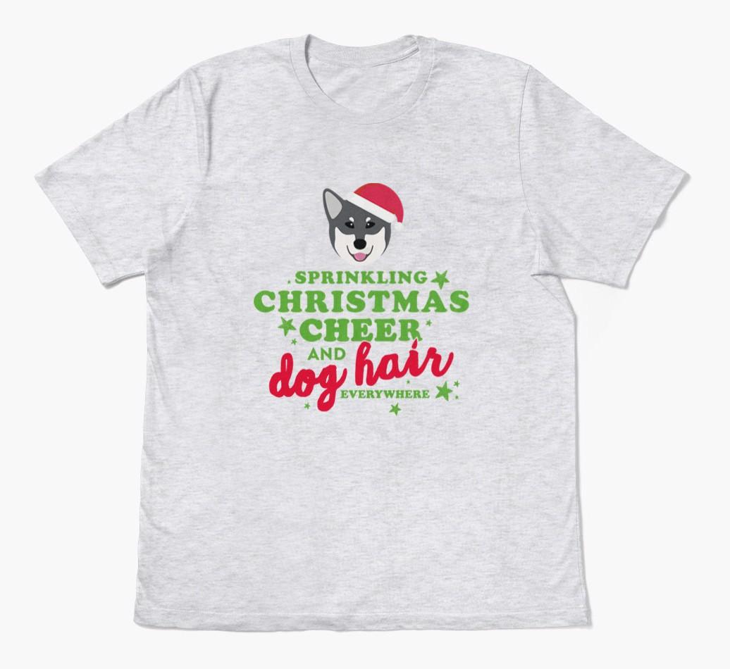 'Christmas Cheer' - Personalized {breedFullName} Adult T-Shirt