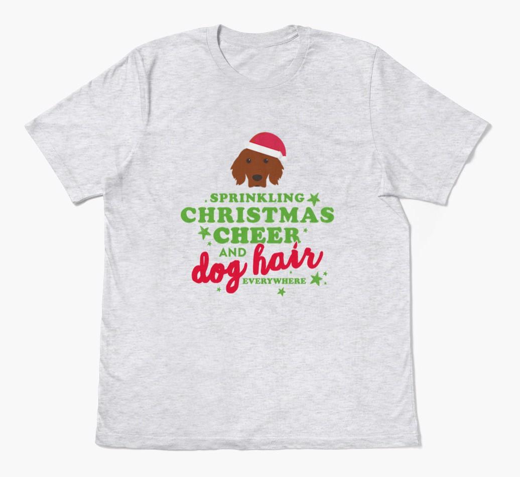 'Christmas Cheer' - Personalized {breedFullName} Adult T-Shirt