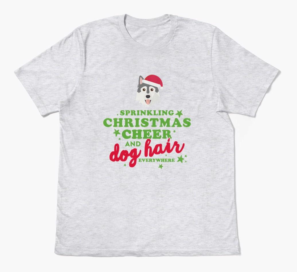 'Christmas Cheer' - Personalized {breedFullName} Adult T-Shirt