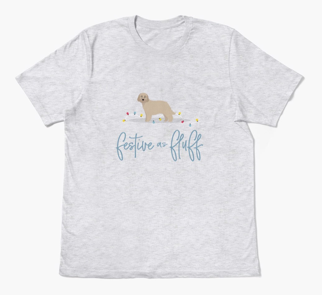 'Festive As Fluff' - Personalized {breedFullName} Adult T-Shirt