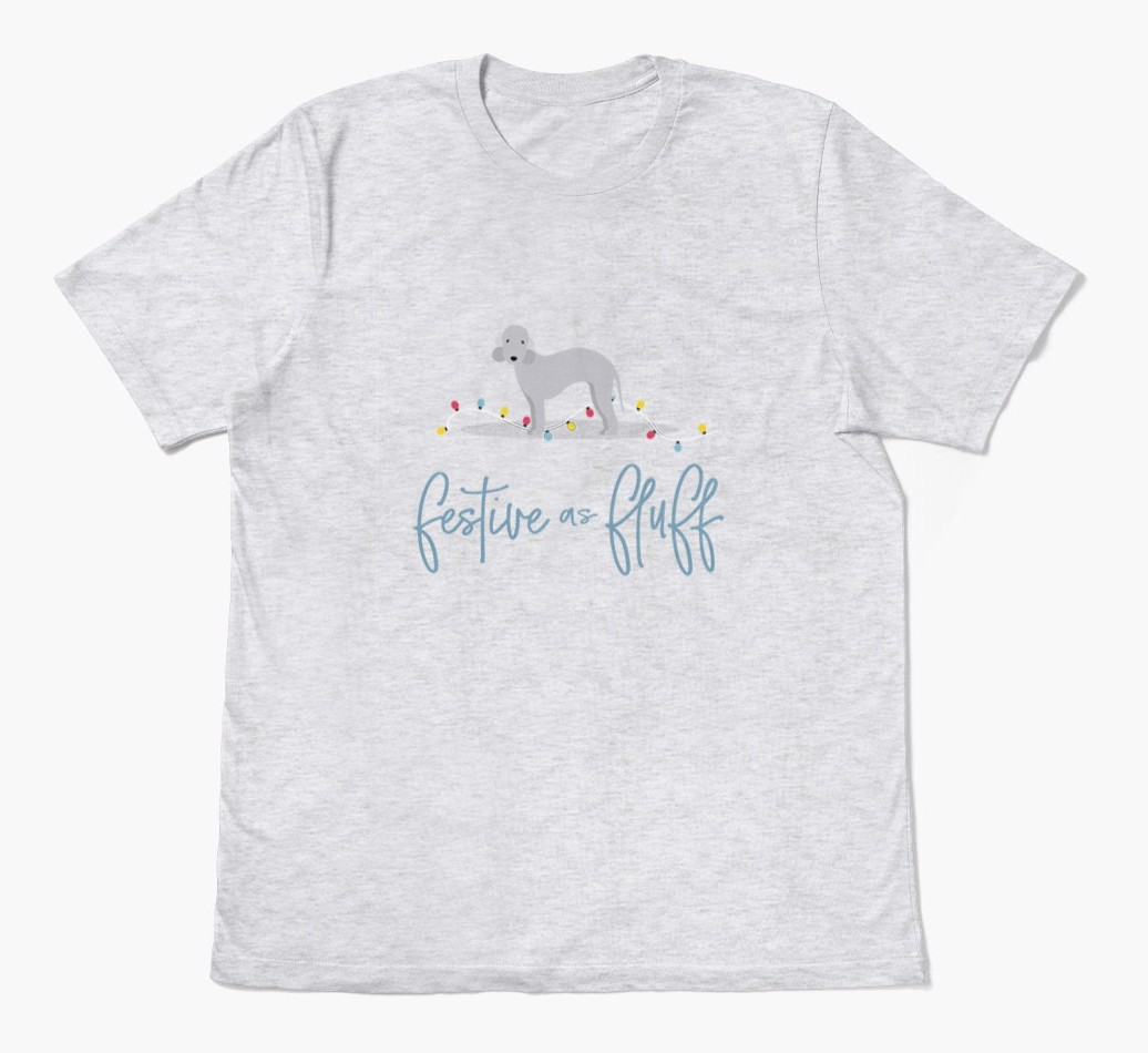 'Festive As Fluff' - Personalized {breedFullName} Adult T-Shirt