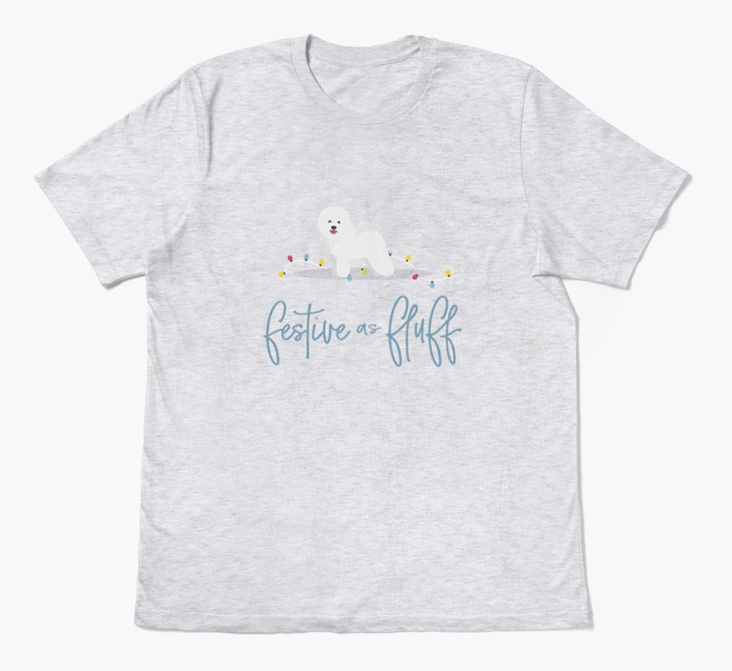 'Festive As Fluff' - Personalised {breedFullName} Adult T-Shirt