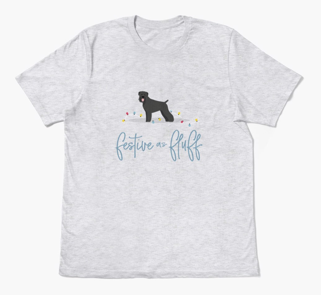 'Festive As Fluff' - Personalized {breedFullName} Adult T-Shirt