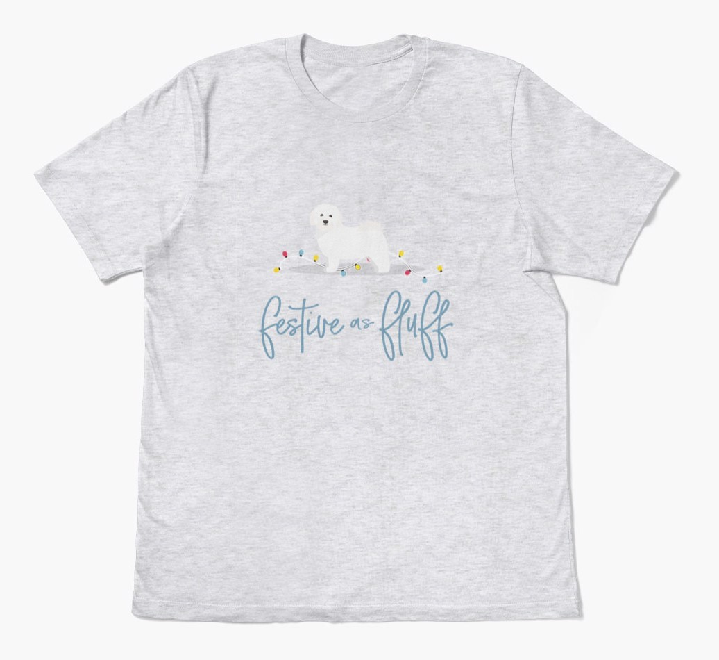 'Festive As Fluff' - Personalised {breedFullName} Adult T-Shirt