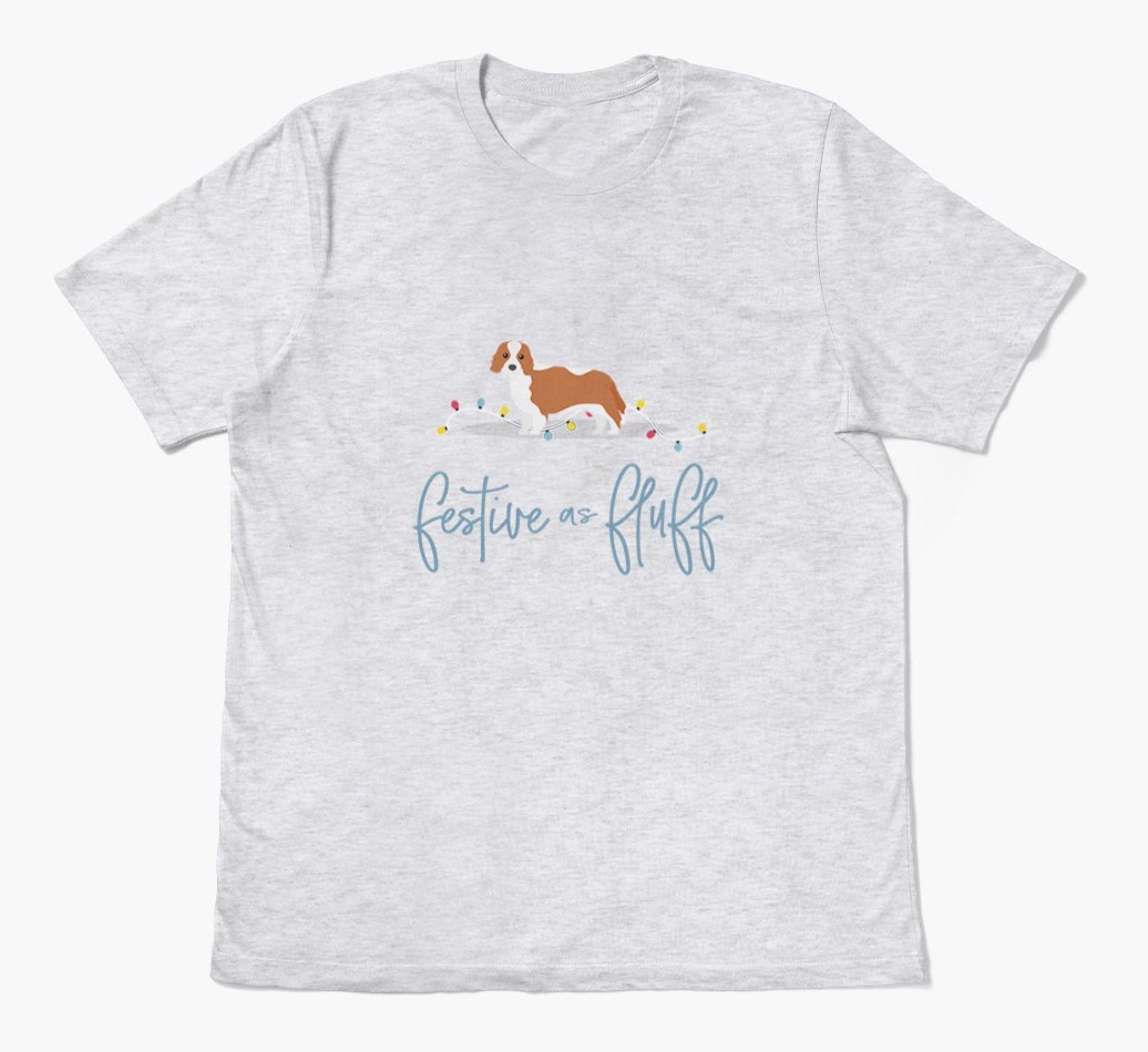 'Festive As Fluff' - Personalized {breedFullName} Adult T-Shirt