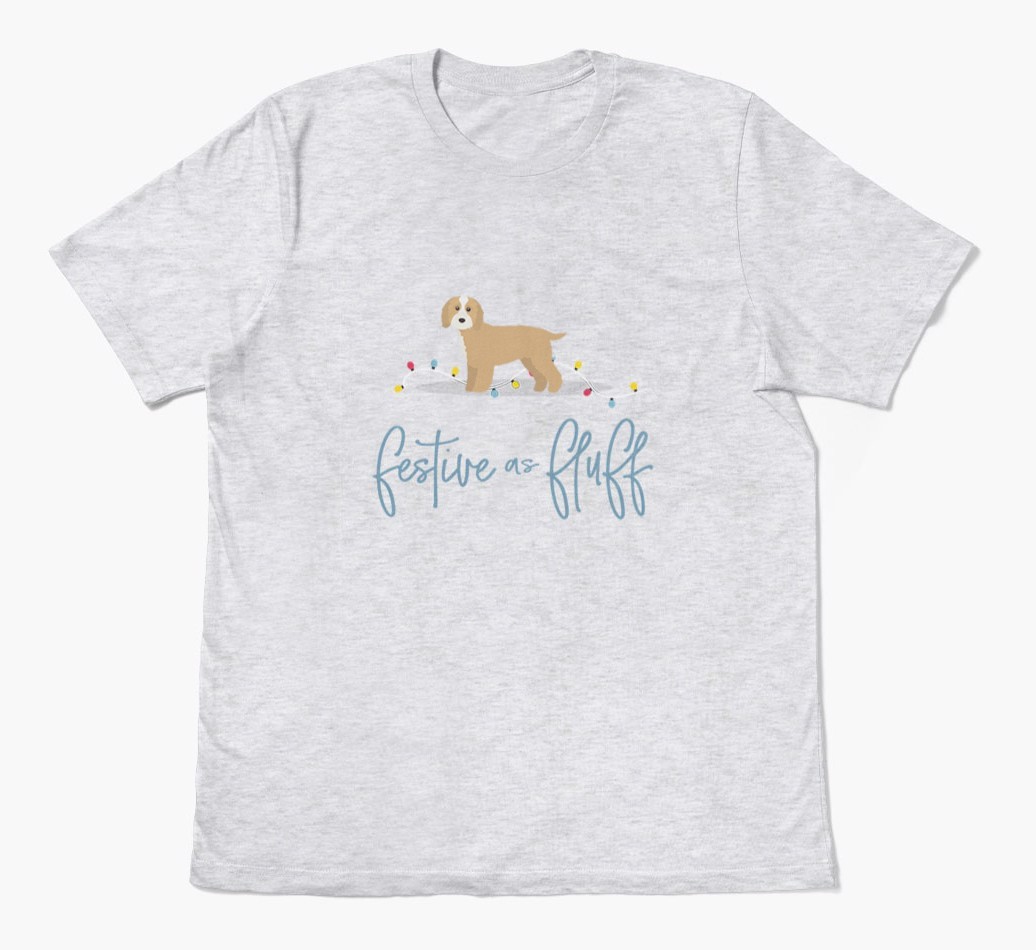 'Festive As Fluff' - Personalized {breedFullName} Adult T-Shirt