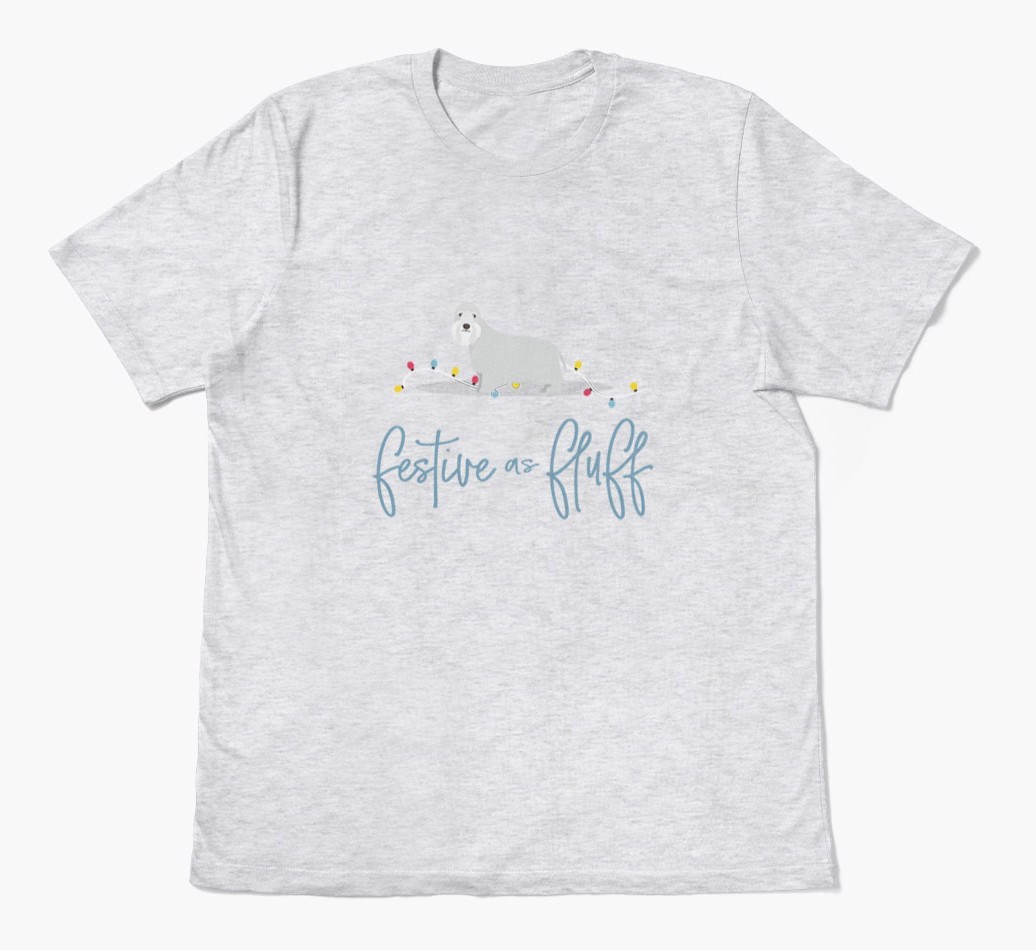 'Festive As Fluff' - Personalized {breedFullName} Adult T-Shirt