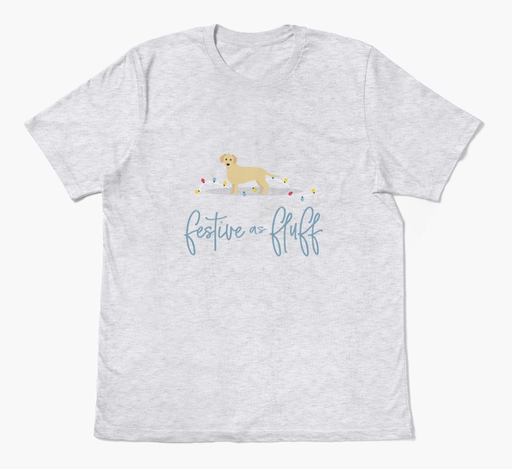 'Festive As Fluff' - Personalised {breedFullName} Adult T-Shirt