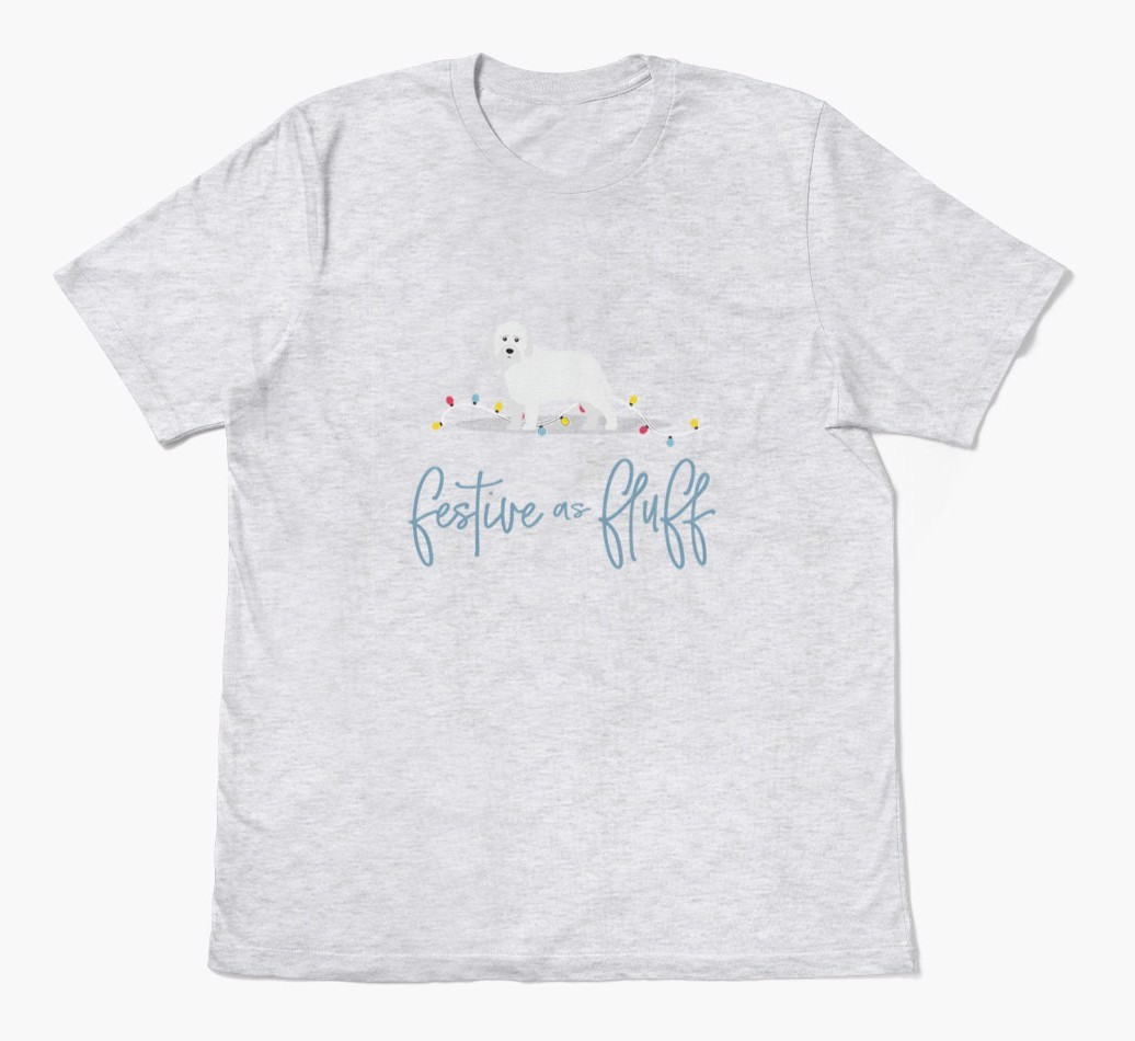'Festive As Fluff' - Personalised {breedFullName} Adult T-Shirt