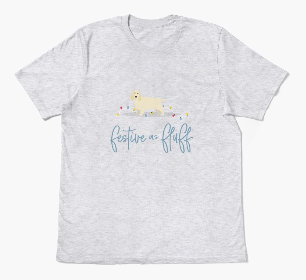 'Festive As Fluff' - Personalised {breedFullName} Adult T-Shirt