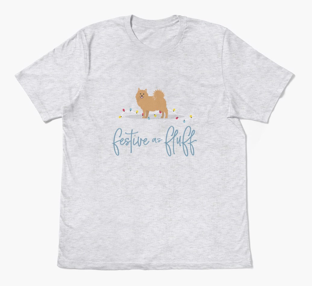 'Festive As Fluff' - Personalised {breedFullName} Adult T-Shirt