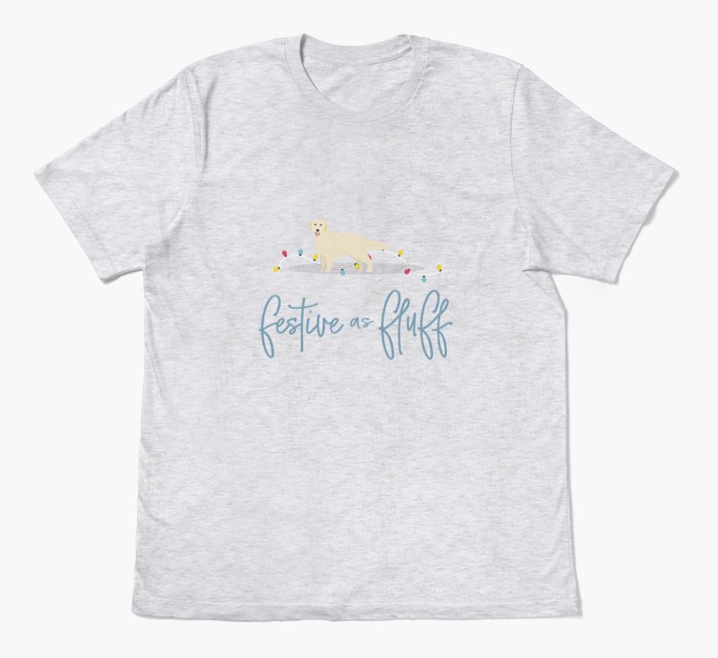 'Festive As Fluff' - Personalized {breedFullName} Adult T-Shirt