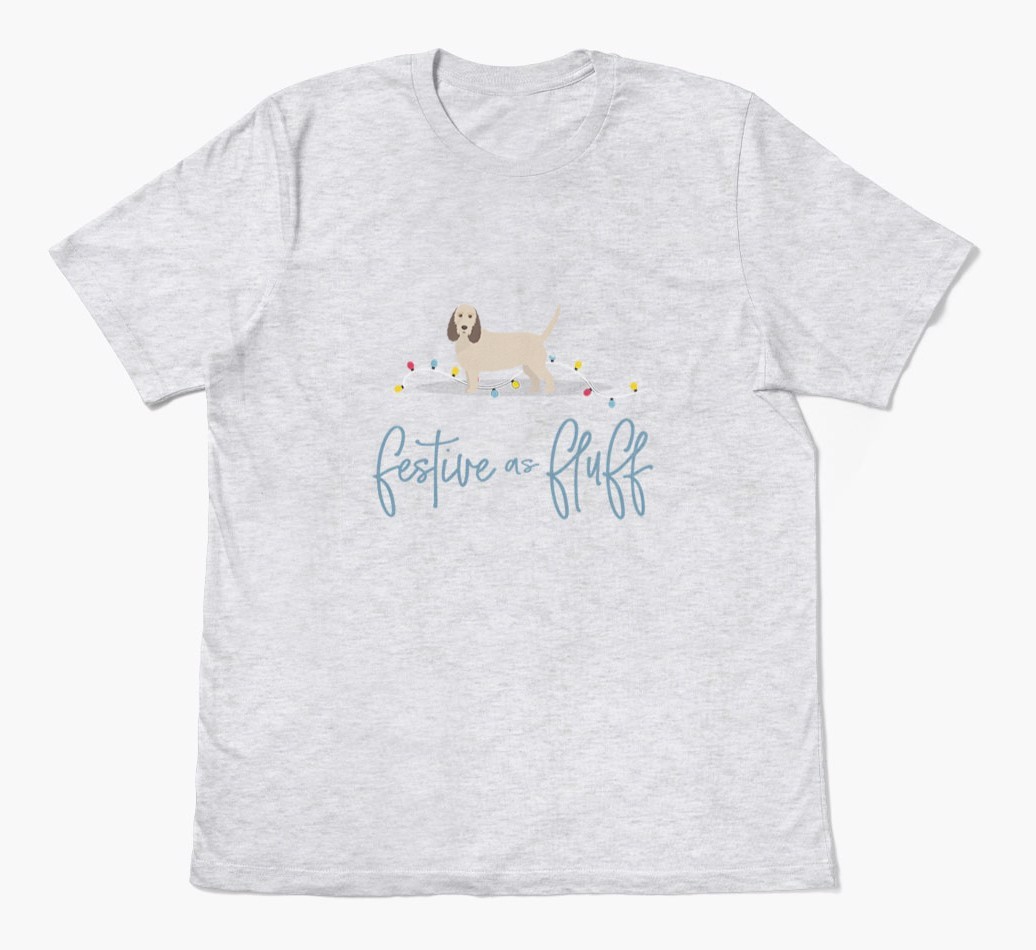 'Festive As Fluff' - Personalised {breedFullName} Adult T-Shirt