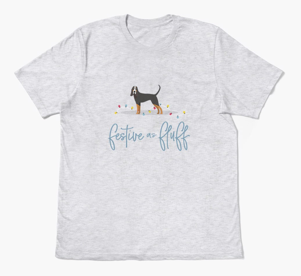 'Festive As Fluff' - Personalized {breedFullName} Adult T-Shirt