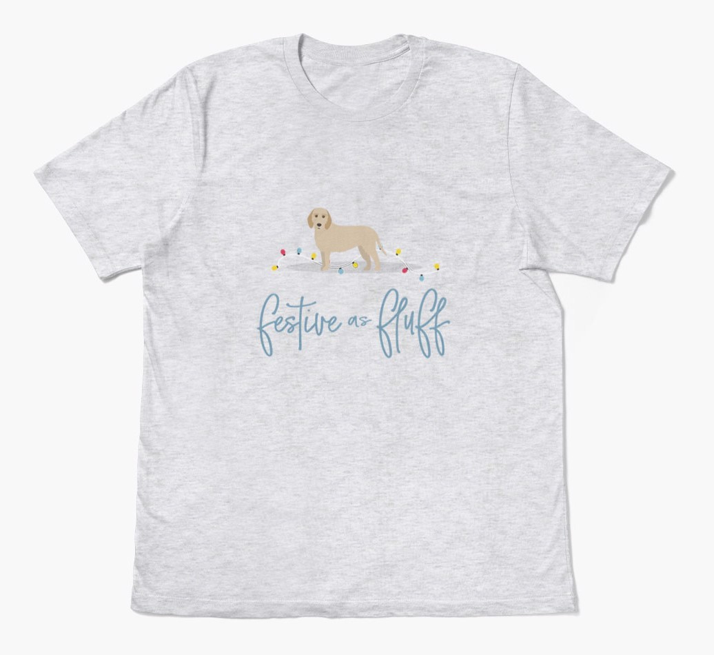 'Festive As Fluff' - Personalized {breedFullName} Adult T-Shirt