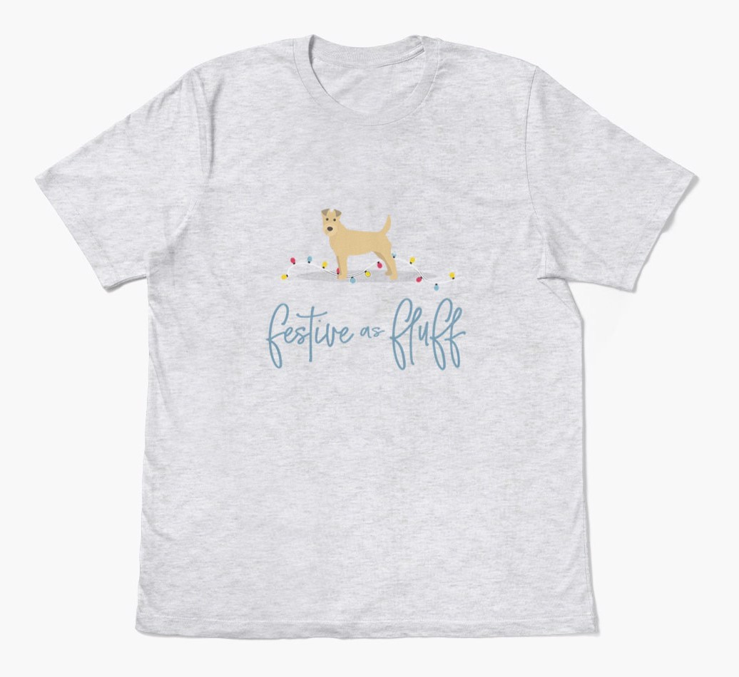 'Festive As Fluff' - Personalized {breedFullName} Adult T-Shirt