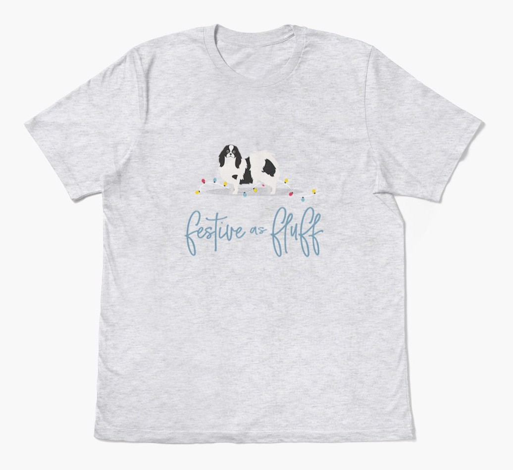'Festive As Fluff' - Personalized {breedFullName} Adult T-Shirt