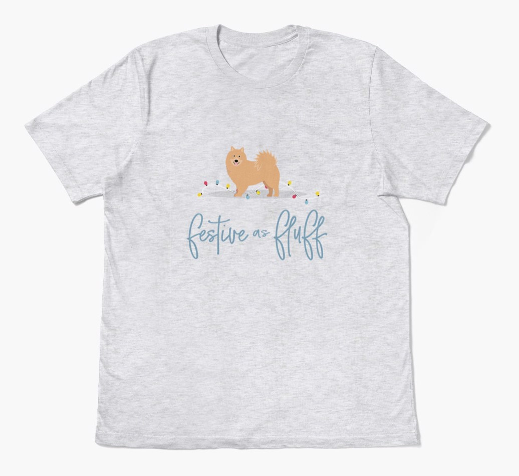 'Festive As Fluff' - Personalized {breedFullName} Adult T-Shirt
