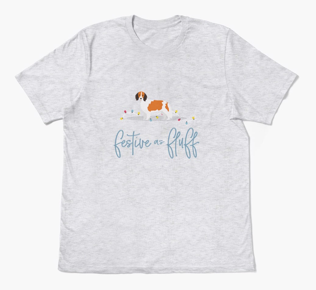 'Festive As Fluff' - Personalized {breedFullName} Adult T-Shirt