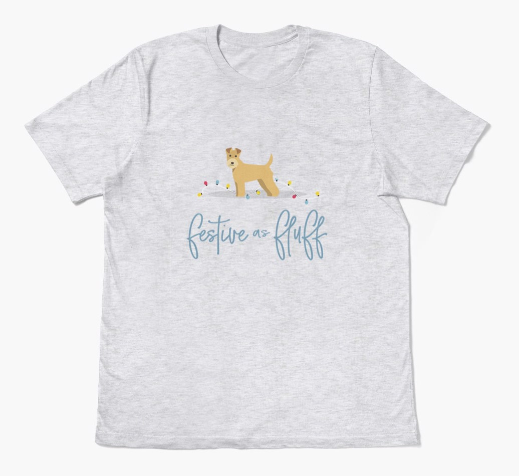 'Festive As Fluff' - Personalized {breedFullName} Adult T-Shirt