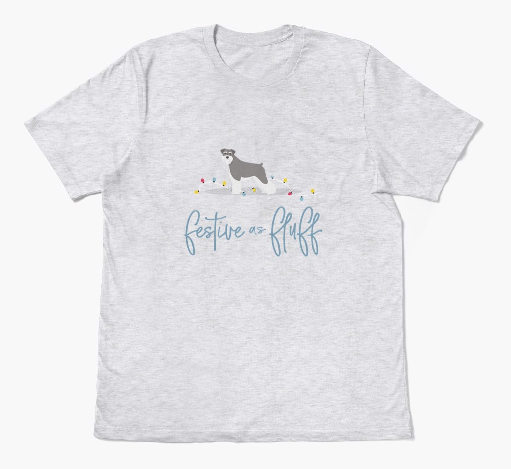 'Festive As Fluff' - Personalised {breedFullName} Adult T-Shirt