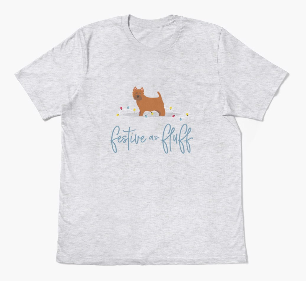'Festive As Fluff' - Personalised {breedFullName} Adult T-Shirt