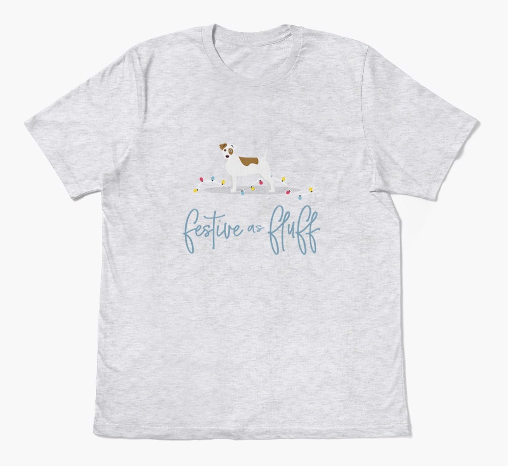 'Festive As Fluff' - Personalized {breedFullName} Adult T-Shirt