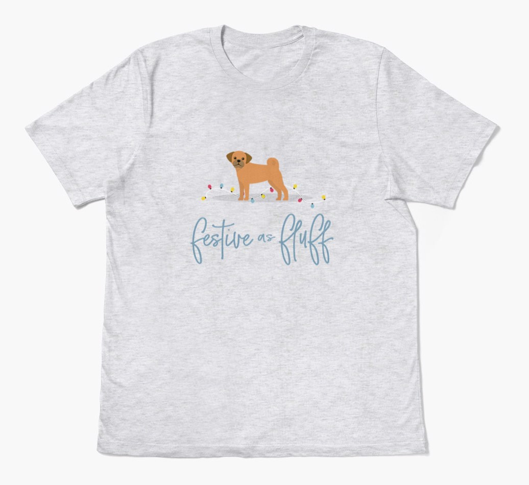 'Festive As Fluff' - Personalized {breedFullName} Adult T-Shirt