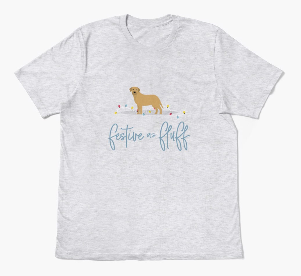 'Festive As Fluff' - Personalized {breedFullName} Adult T-Shirt
