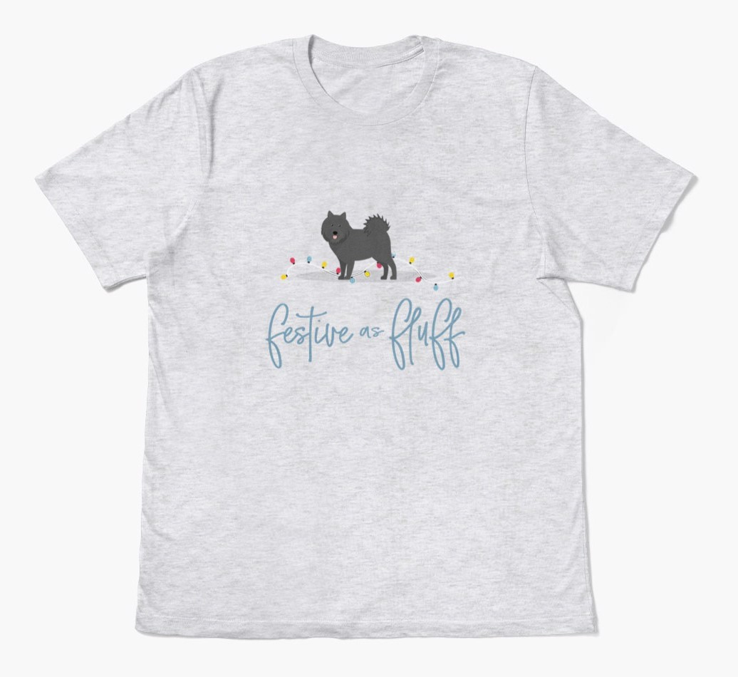 'Festive As Fluff' - Personalized {breedFullName} Adult T-Shirt