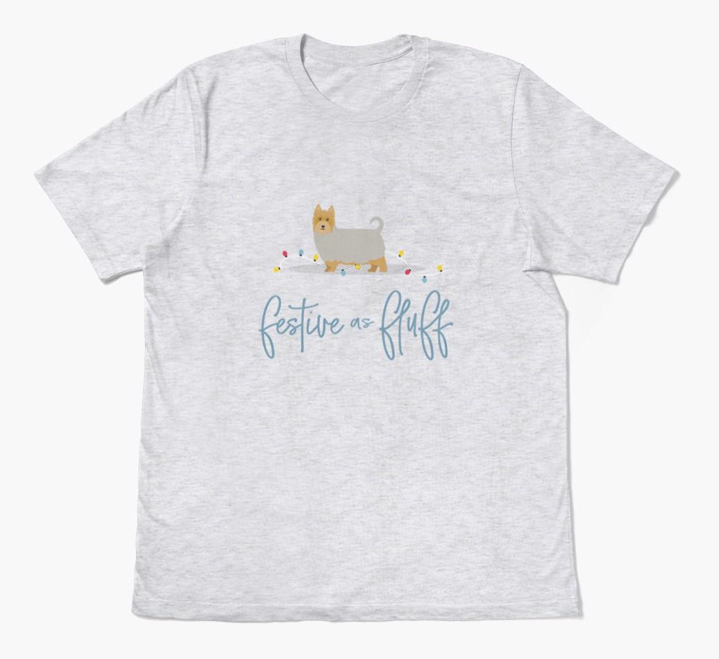 'Festive As Fluff' - Personalized {breedFullName} Adult T-Shirt