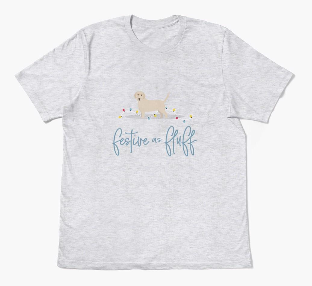 'Festive As Fluff' - Personalized {breedFullName} Adult T-Shirt
