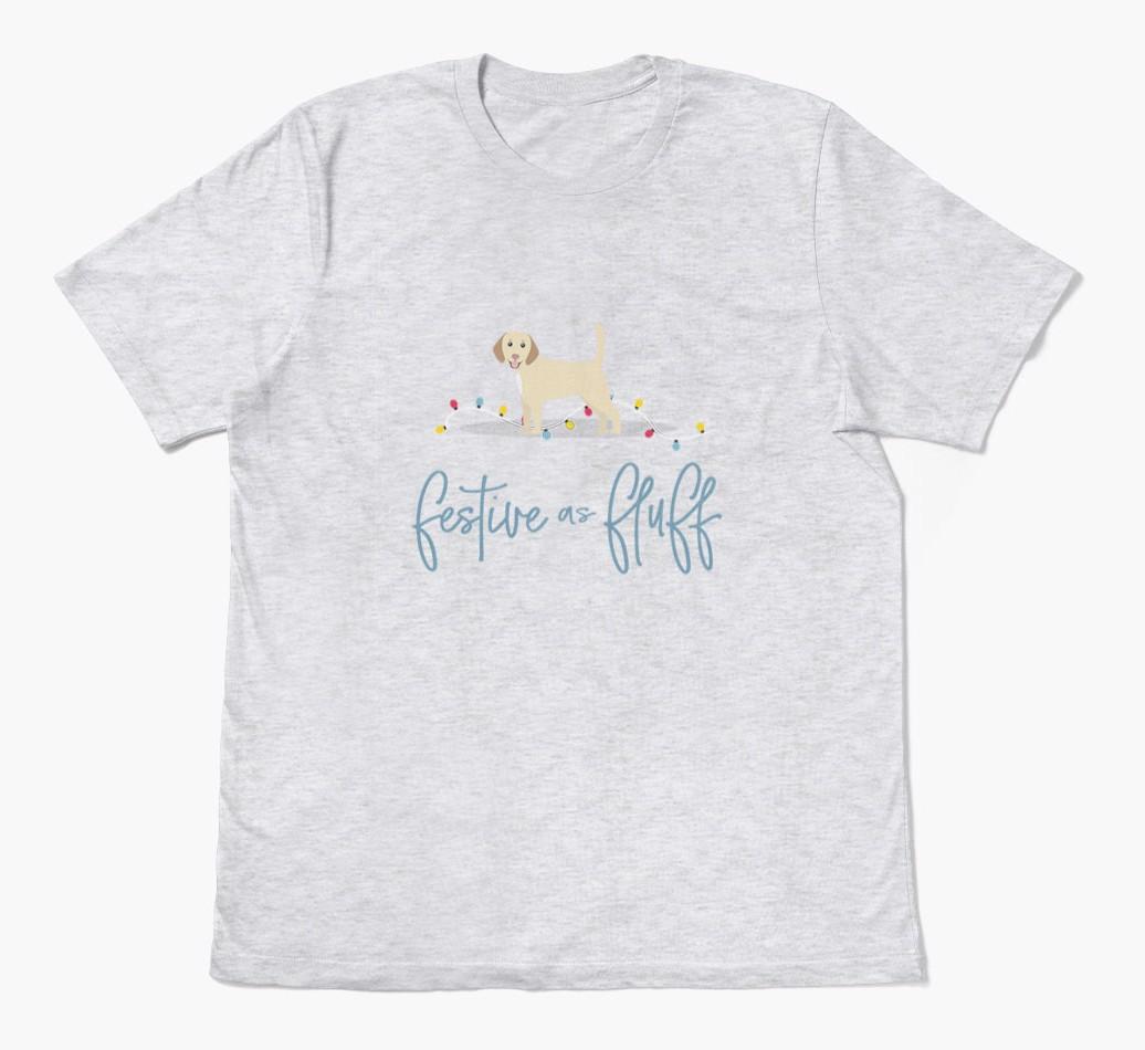 'Festive As Fluff' - Personalized {breedFullName} Adult T-Shirt