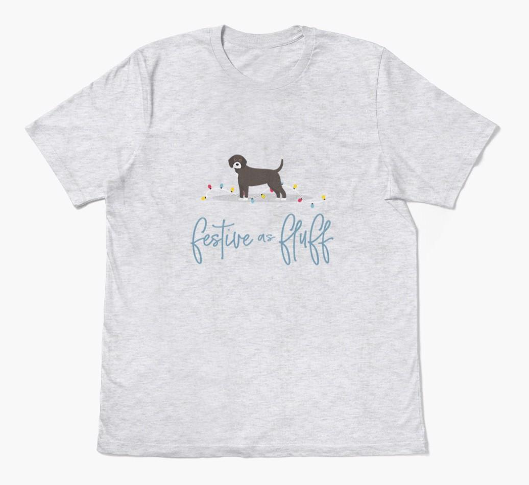 'Festive As Fluff' - Personalized {breedFullName} Adult T-Shirt