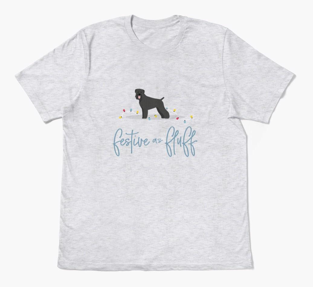 'Festive As Fluff' - Personalized {breedFullName} Adult T-Shirt