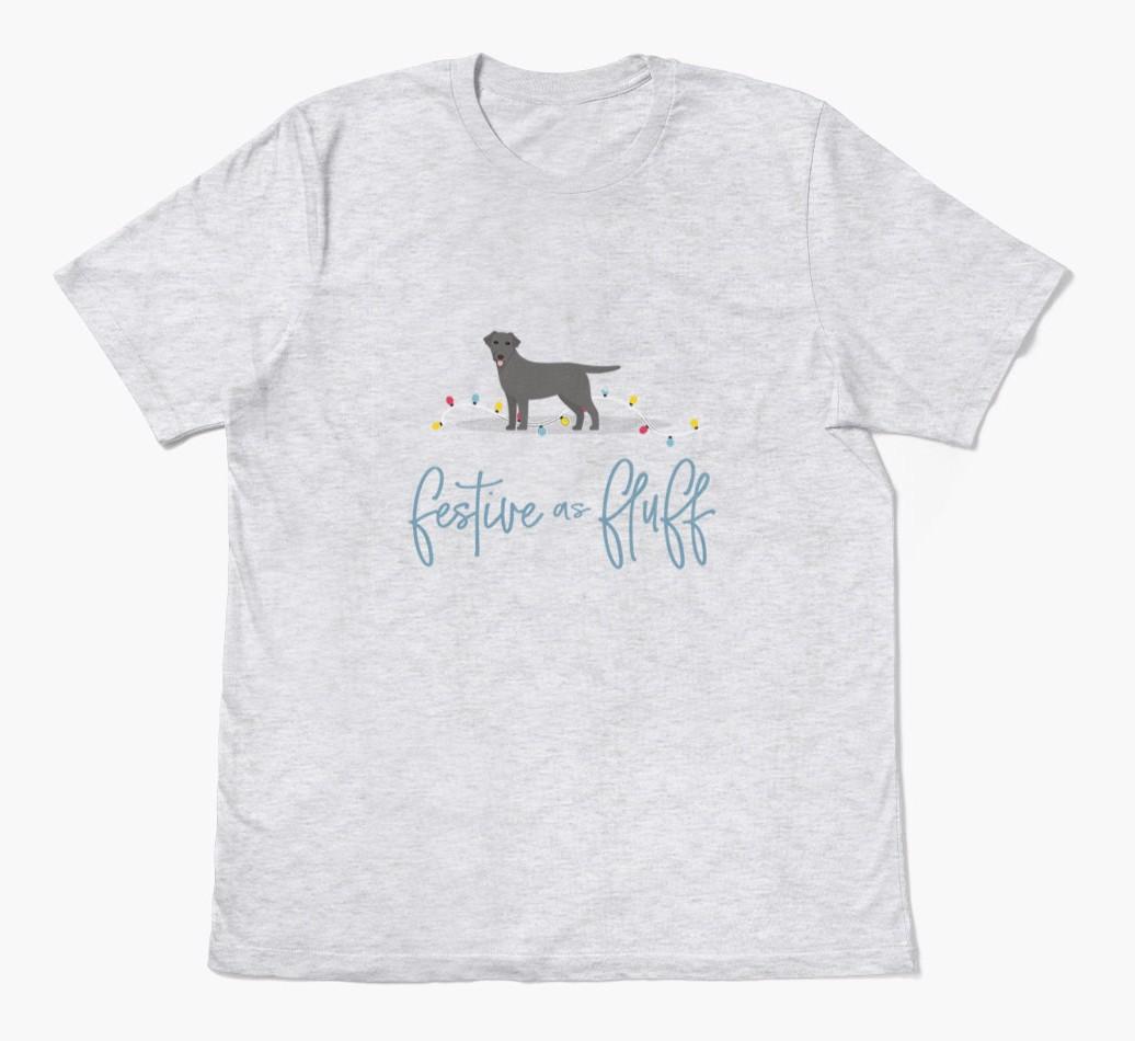 'Festive As Fluff' - Personalized {breedFullName} Adult T-Shirt