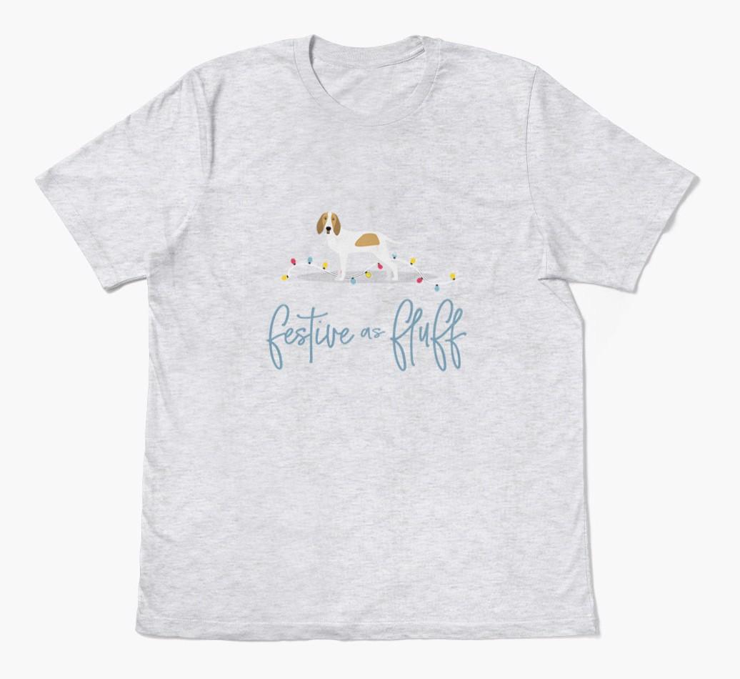 'Festive As Fluff' - Personalized {breedFullName} Adult T-Shirt