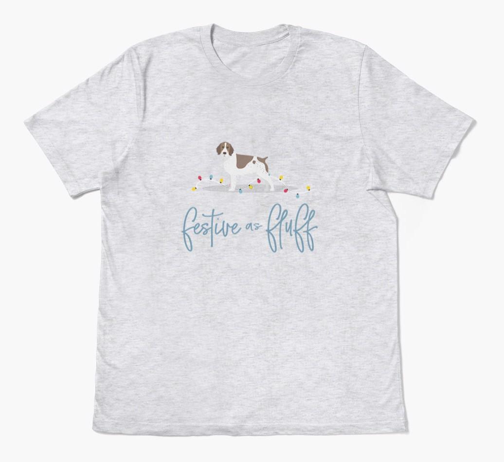 'Festive As Fluff' - Personalized {breedFullName} Adult T-Shirt
