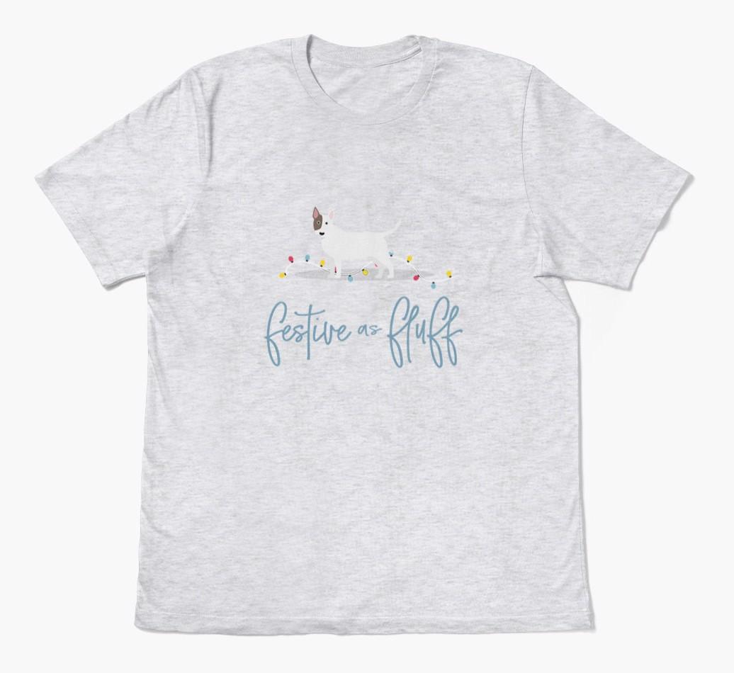 'Festive As Fluff' - Personalized {breedFullName} Adult T-Shirt