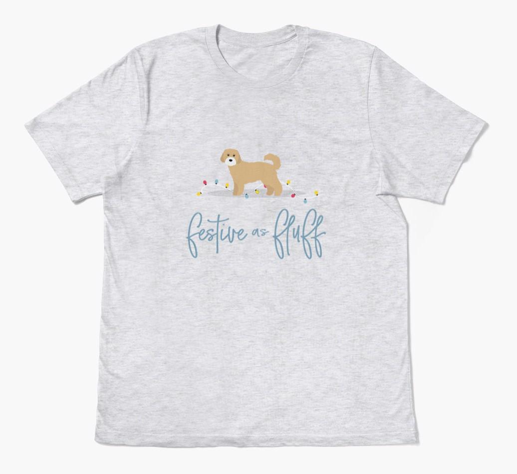 'Festive As Fluff' - Personalized {breedFullName} Adult T-Shirt