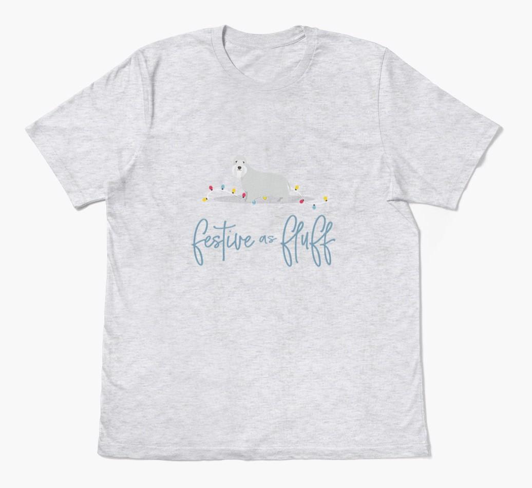 'Festive As Fluff' - Personalized {breedFullName} Adult T-Shirt