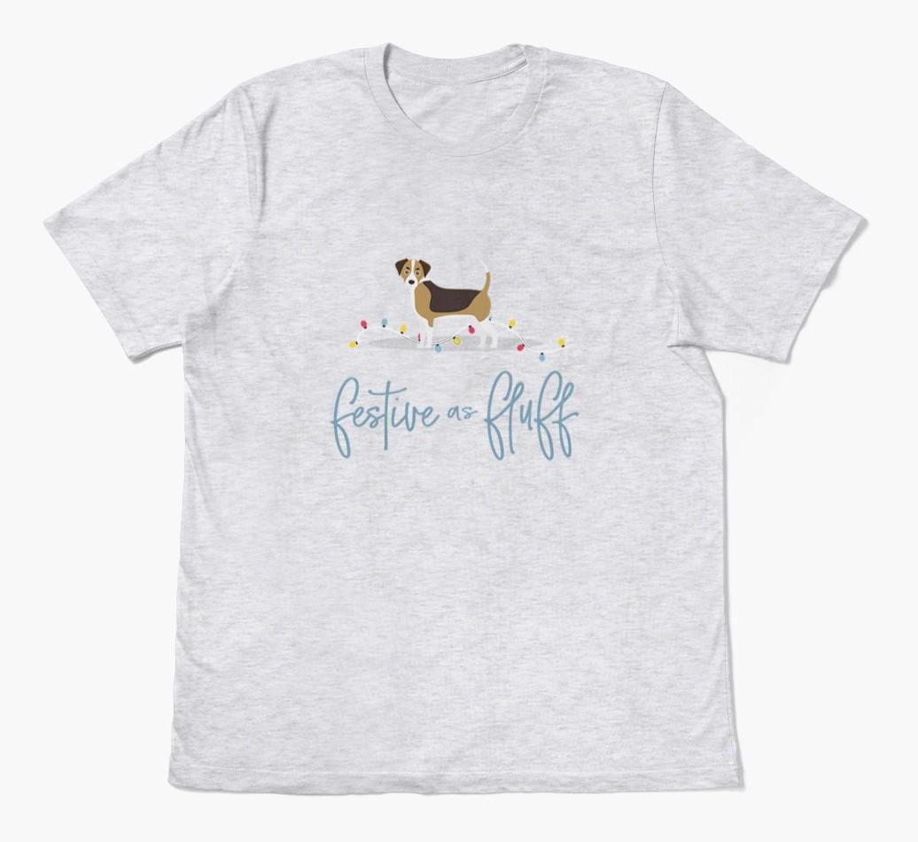 'Festive As Fluff' - Personalized {breedFullName} Adult T-Shirt