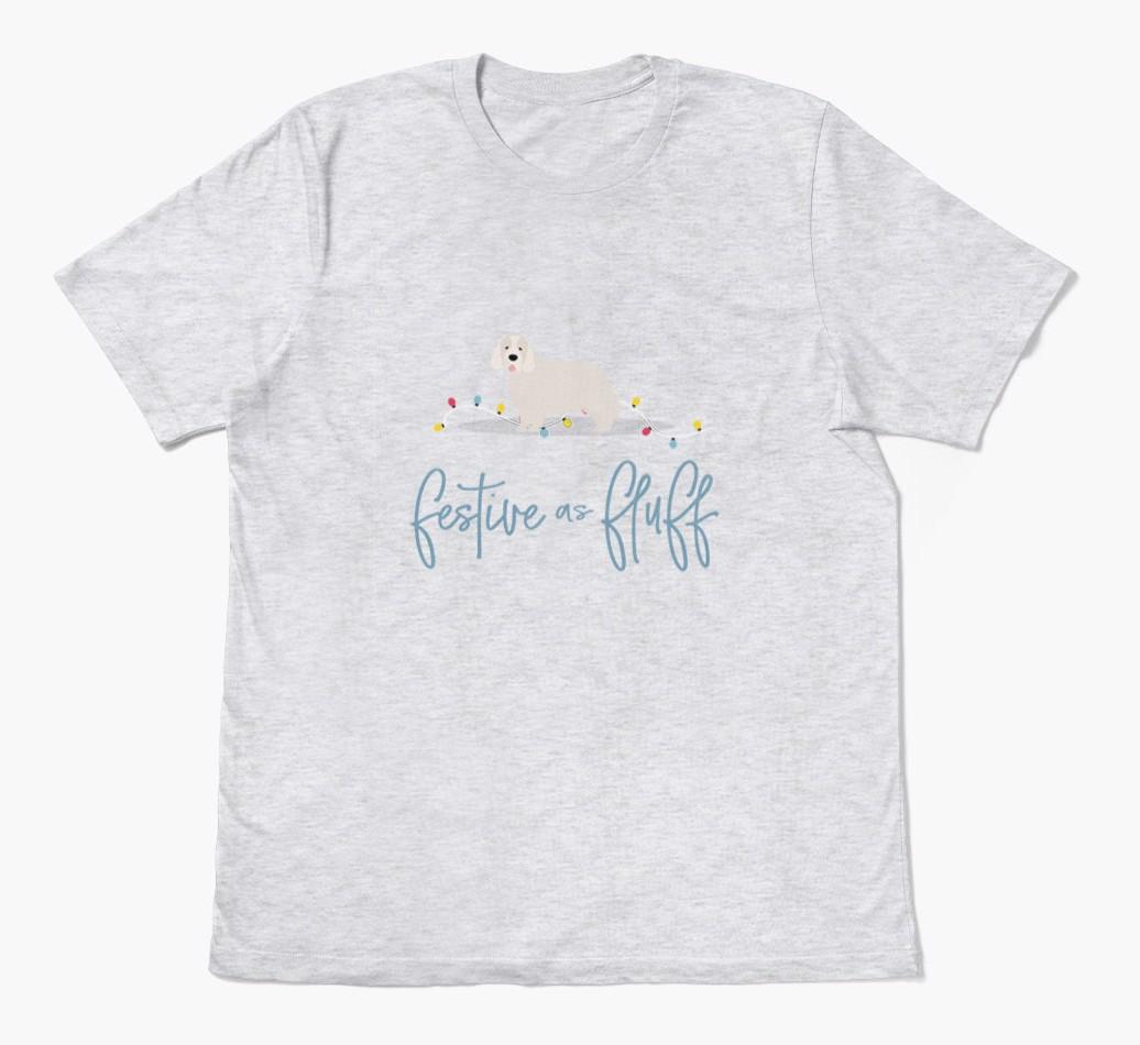 'Festive As Fluff' - Personalized {breedFullName} Adult T-Shirt