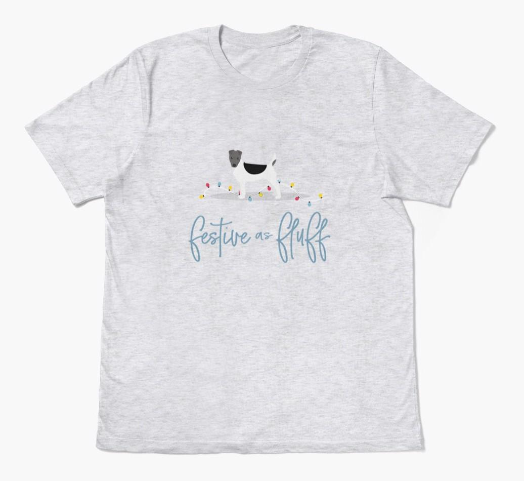 'Festive As Fluff' - Personalized {breedFullName} Adult T-Shirt