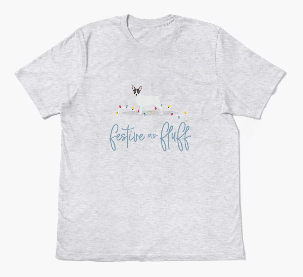'Festive As Fluff' - Personalized {breedFullName} Adult T-Shirt