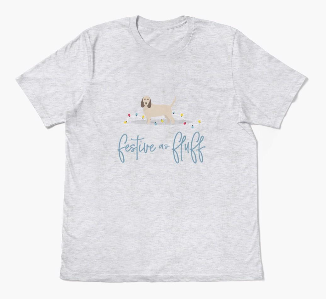 'Festive As Fluff' - Personalized {breedFullName} Adult T-Shirt
