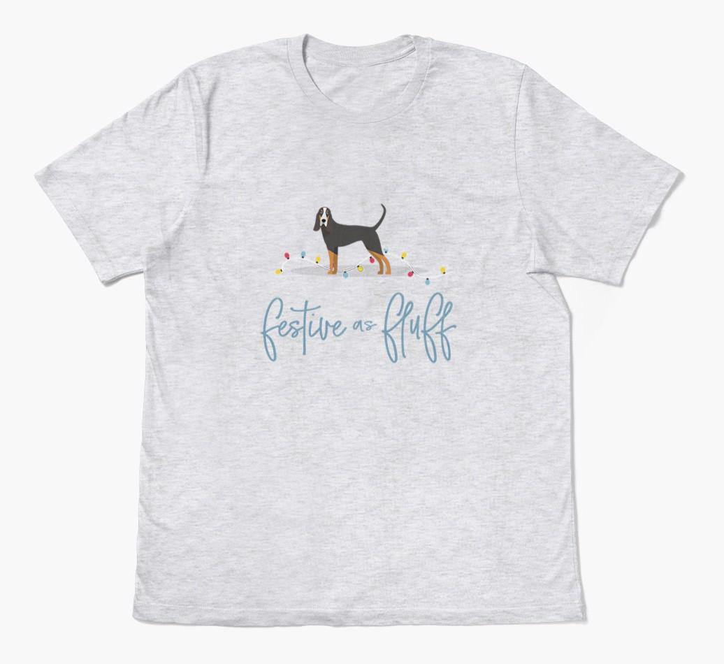 'Festive As Fluff' - Personalized {breedFullName} Adult T-Shirt